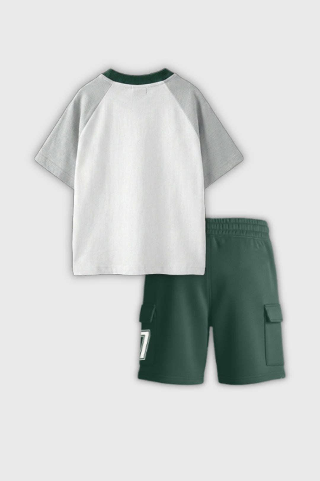 harry potter slytherin printed shorts set for boys