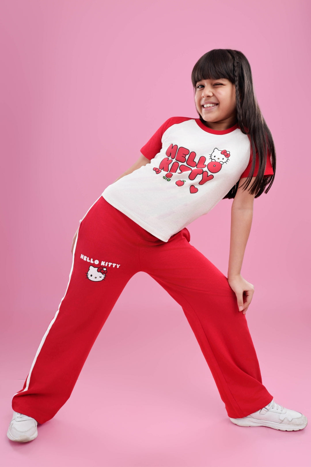 hello kitty sporty jogger set for girls