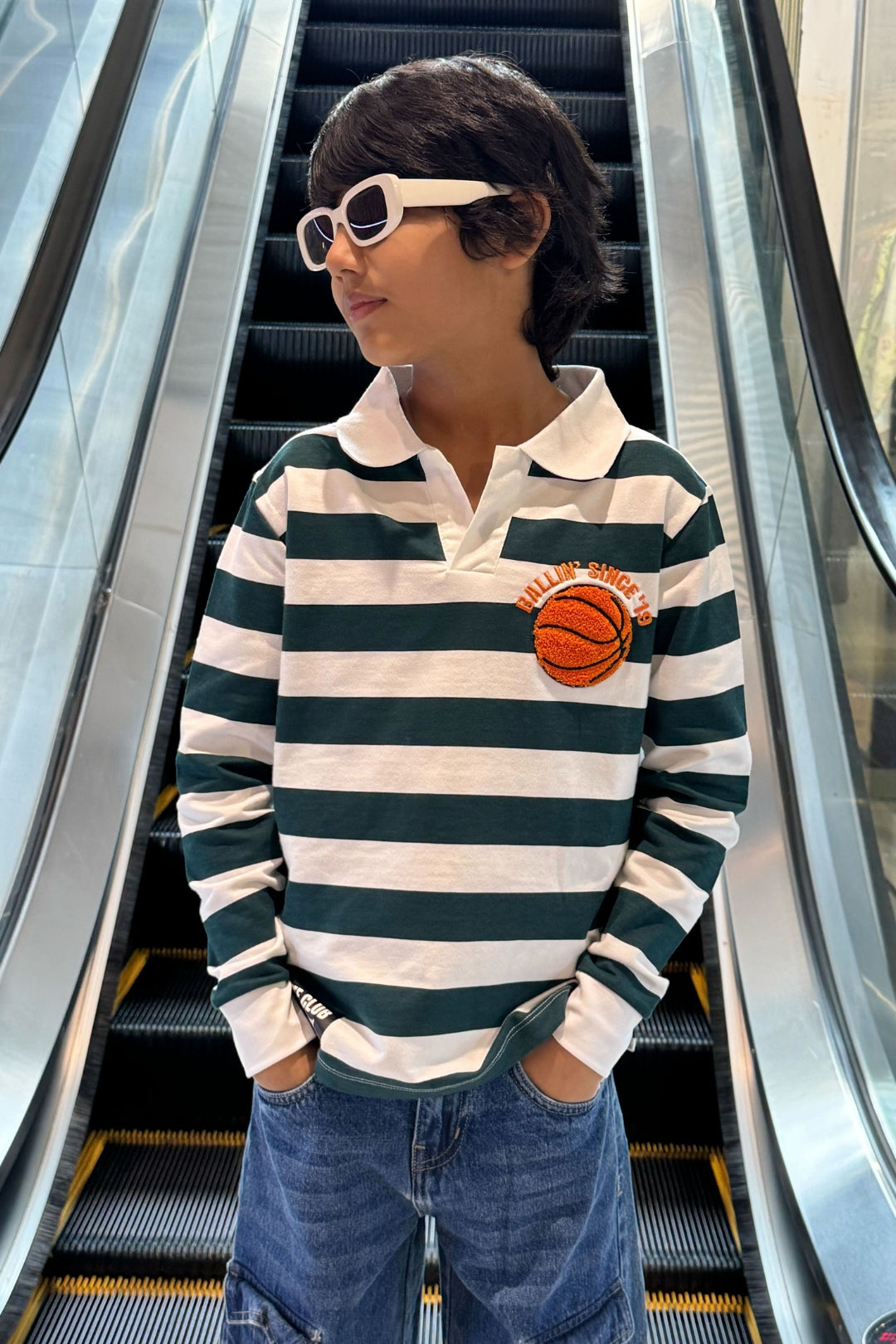 Court Vibes Polo Sweatshirt