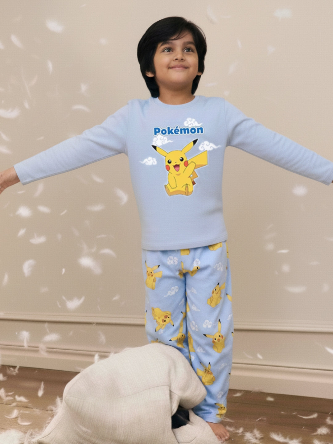 Pikachu Cloud Pajama Set