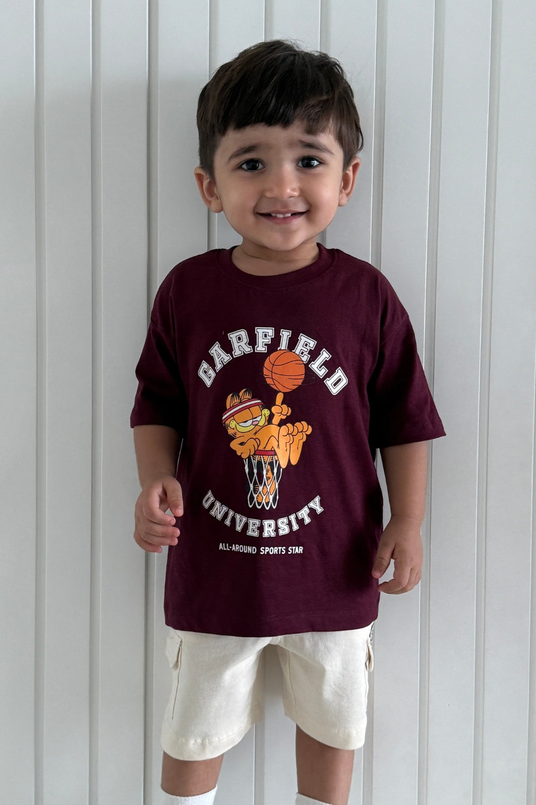 Garfield Basketball Shorts Set For Infant