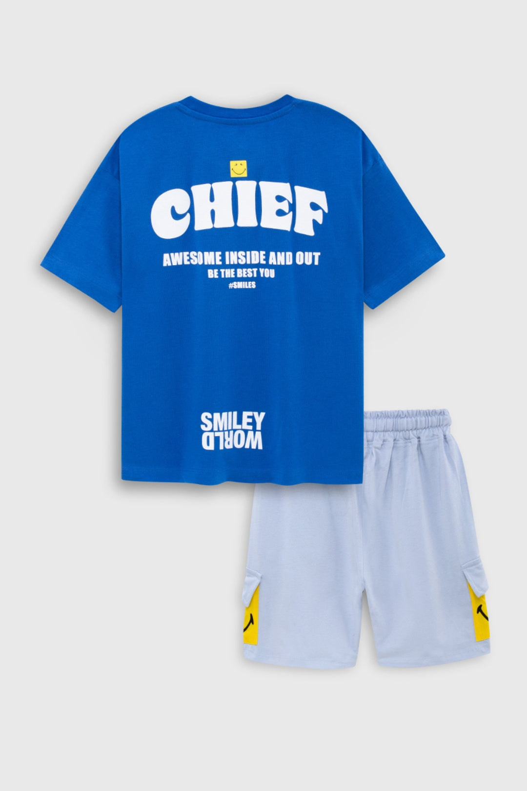 SMILEYWORLD ® Yellow Pocket Chief Co-Ord Set