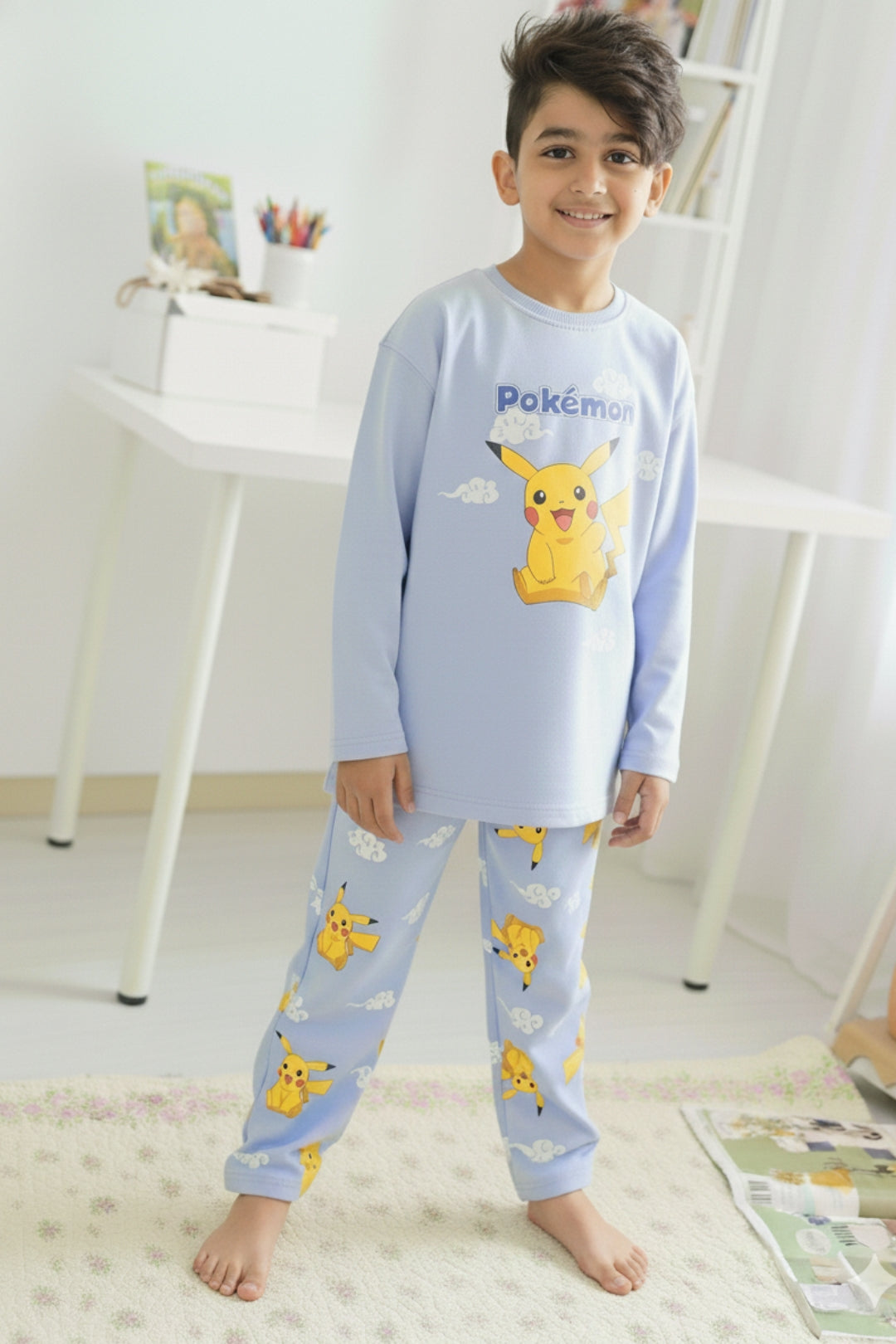 Pikachu Cloud Pajama Set