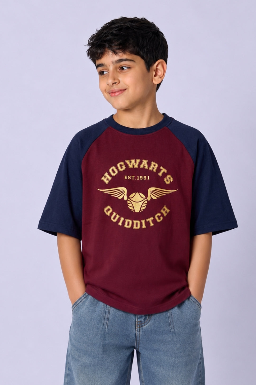 Hogwarts Quidditch Color Block T-Shirt