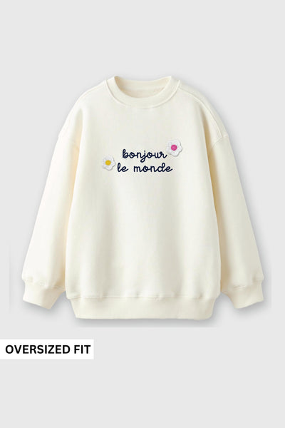 Bonjour le Monde Sweatshirt