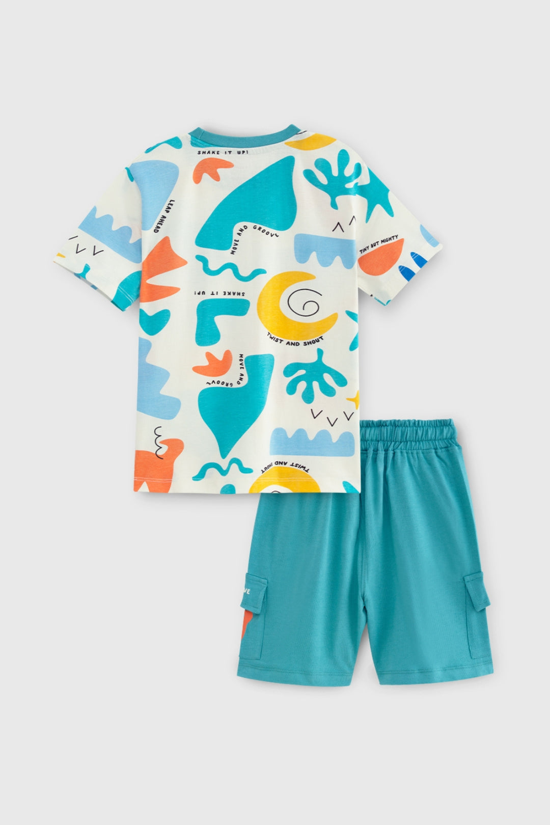 Abstract Art Shorts Set