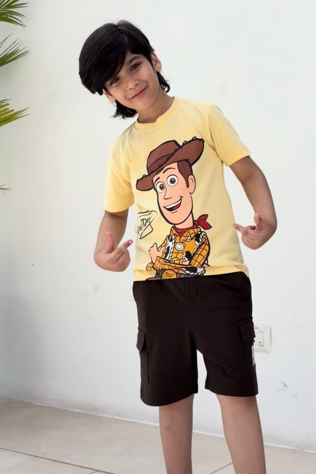 Woody Sheriff Cargo Shorts Set