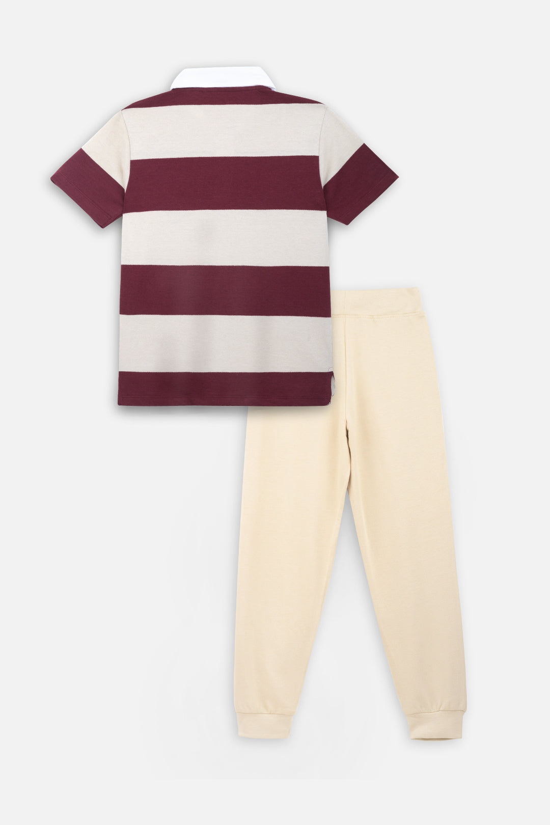 Hogwarts Striped Polo Jogger Set