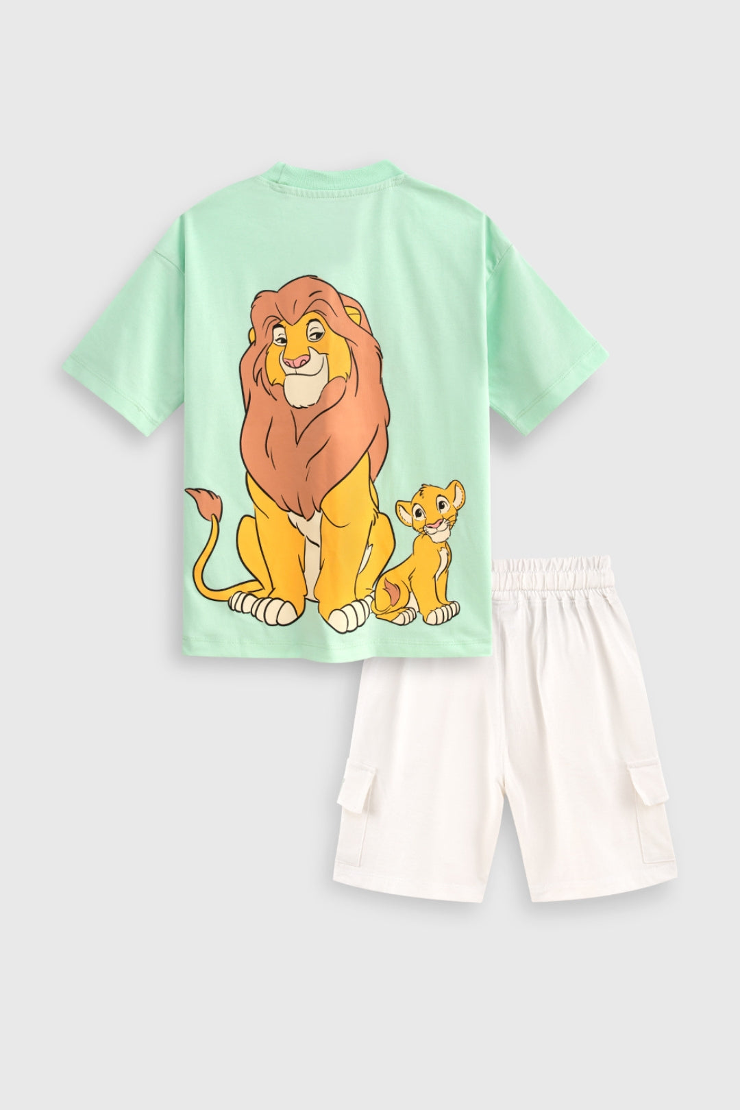 disney lion king trendy shorts co-ord for boys