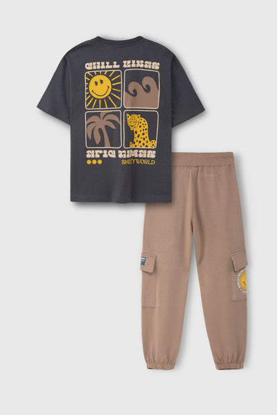 SMILEYWORLD ® Chill Vibes Sun Co-Ord Set