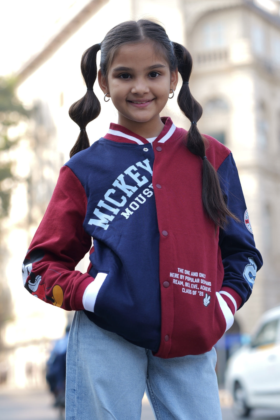 Iconic Mickey Varsity Jacket