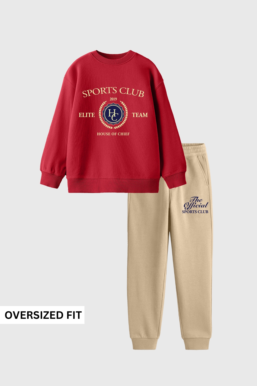 Sports Club Polo Joggers Set