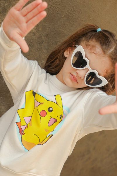 Pikachu Heart Flared Co-Ord Set