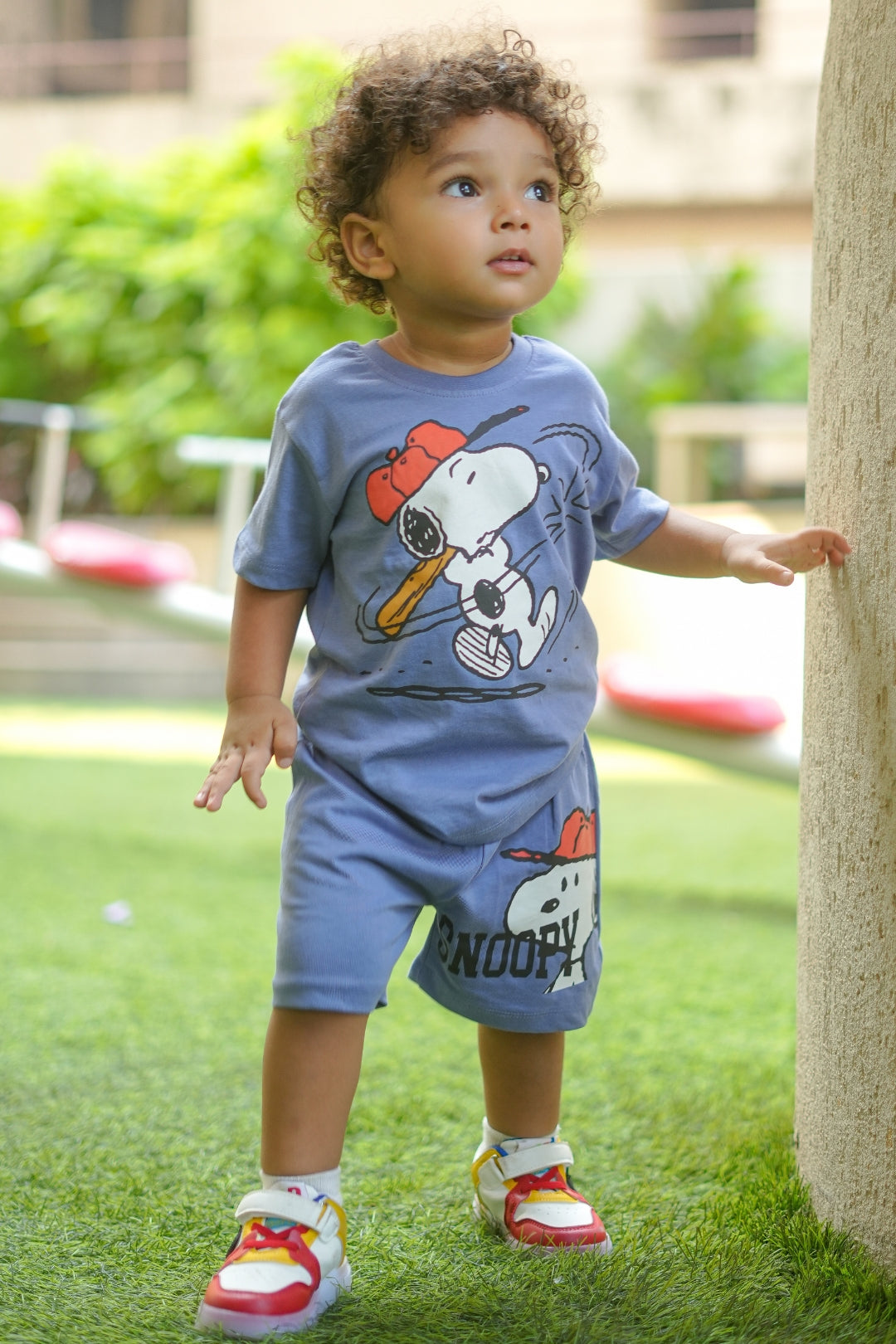 Snoopy Baseball Co-Ord Set For Infant