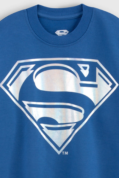 Superman In Blue Co-Ord Set