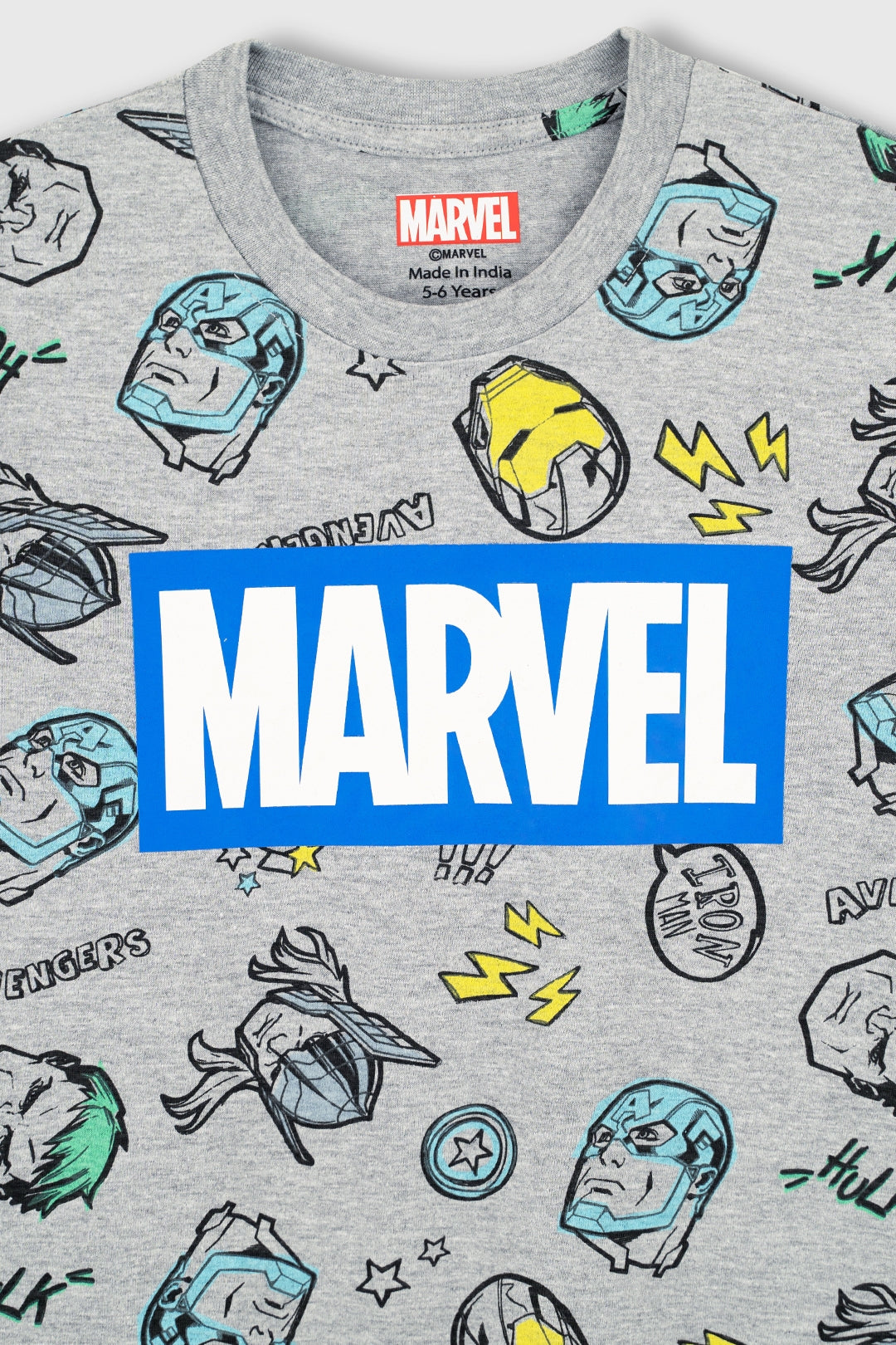 avengers sleepwear for boys
