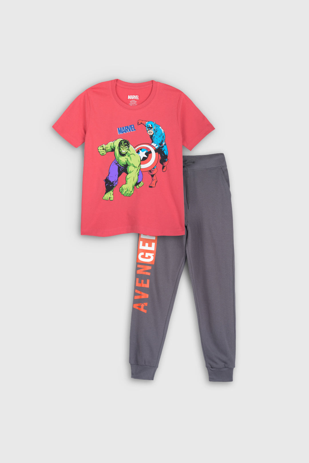 Marvel Red Tee and Jogger Set