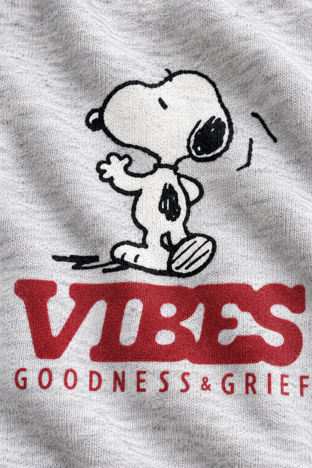 Snoopy Vibes Gray Co-Ord Set