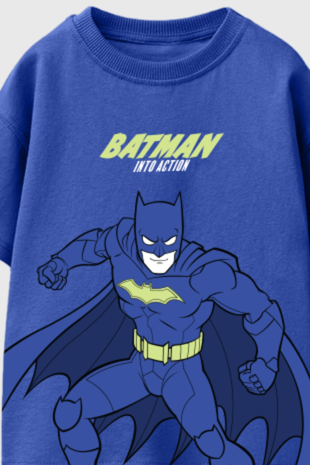 Dazzling Blue Batman Shorts Set