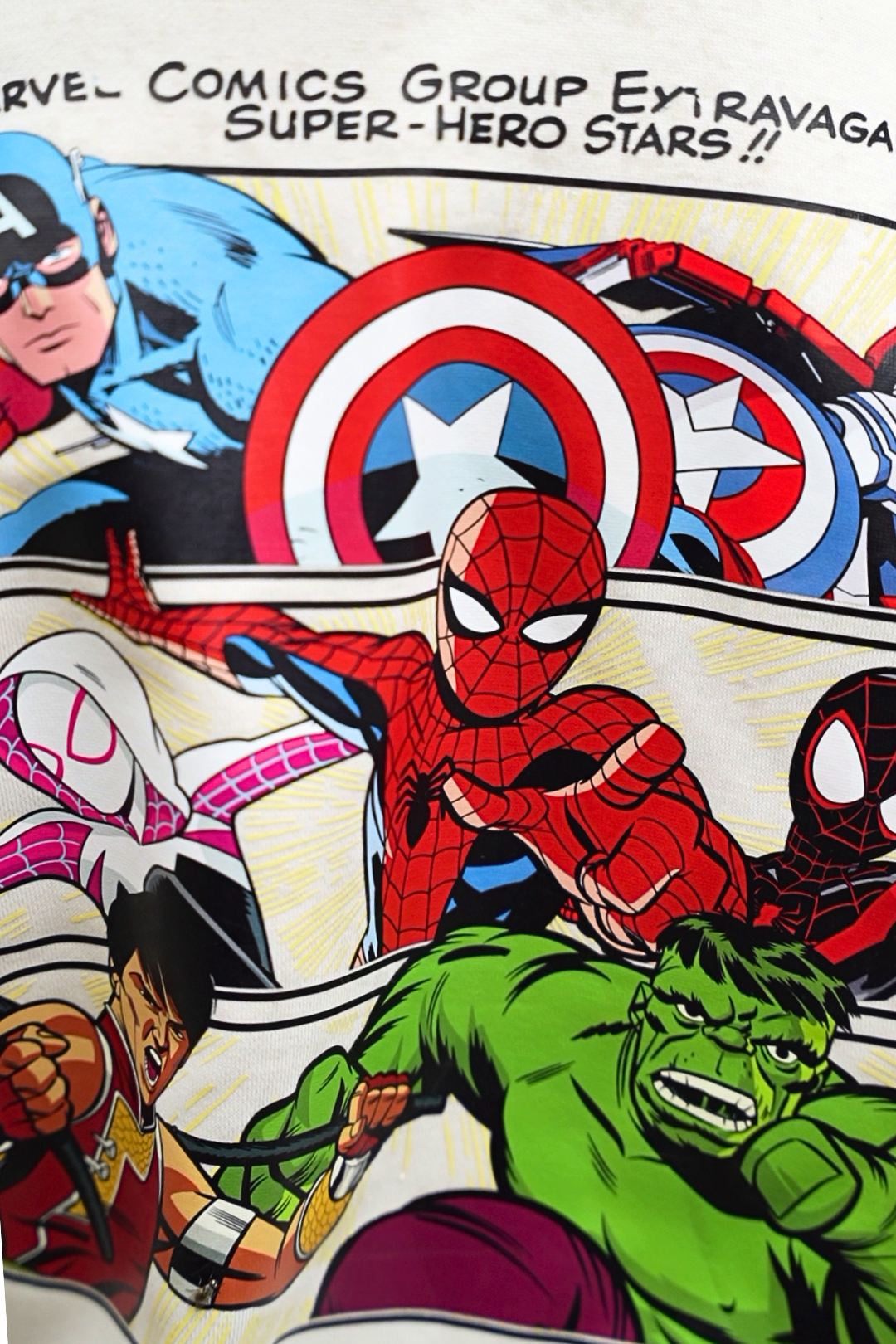 marvel sweatshirt co-ord set for boys