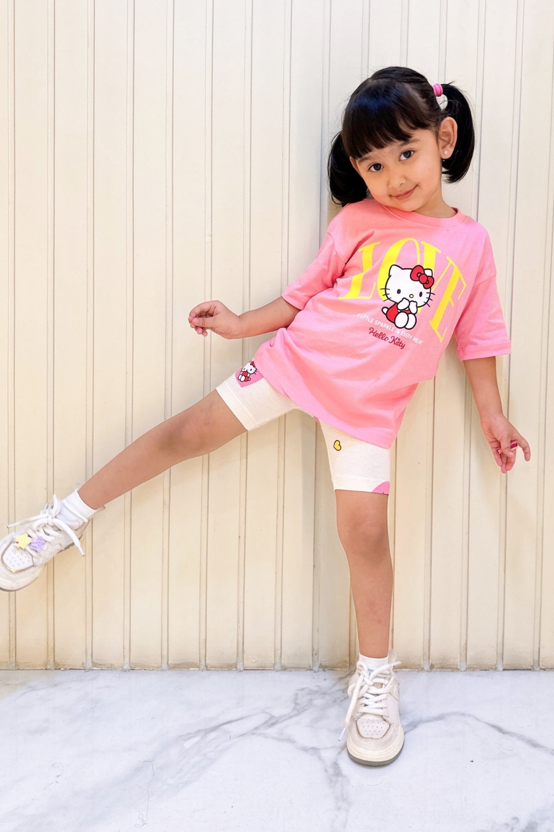 Hello Kitty Pink Cycling Shorts Set