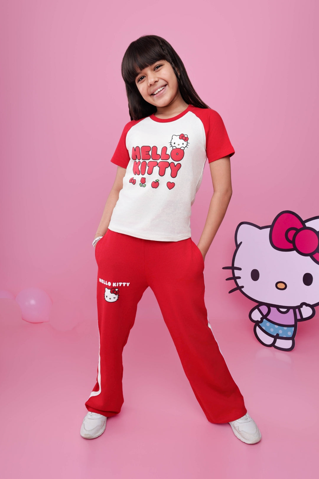 hello kitty jogger set for girls