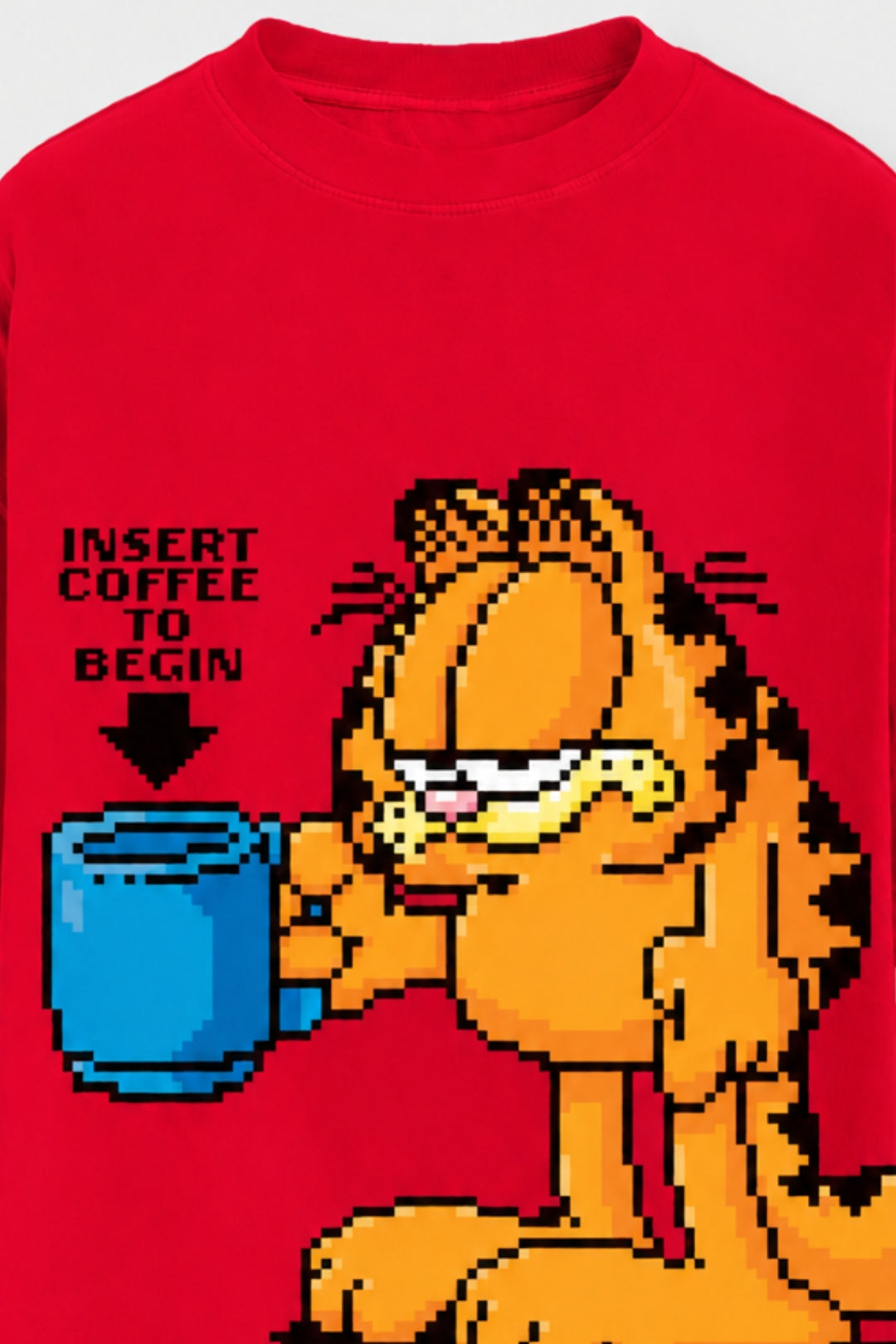 Coffee Break Garfield T-Shirt For Family