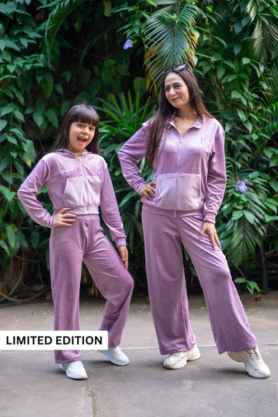 Los Angeles Velour Co-Ord Set for Family