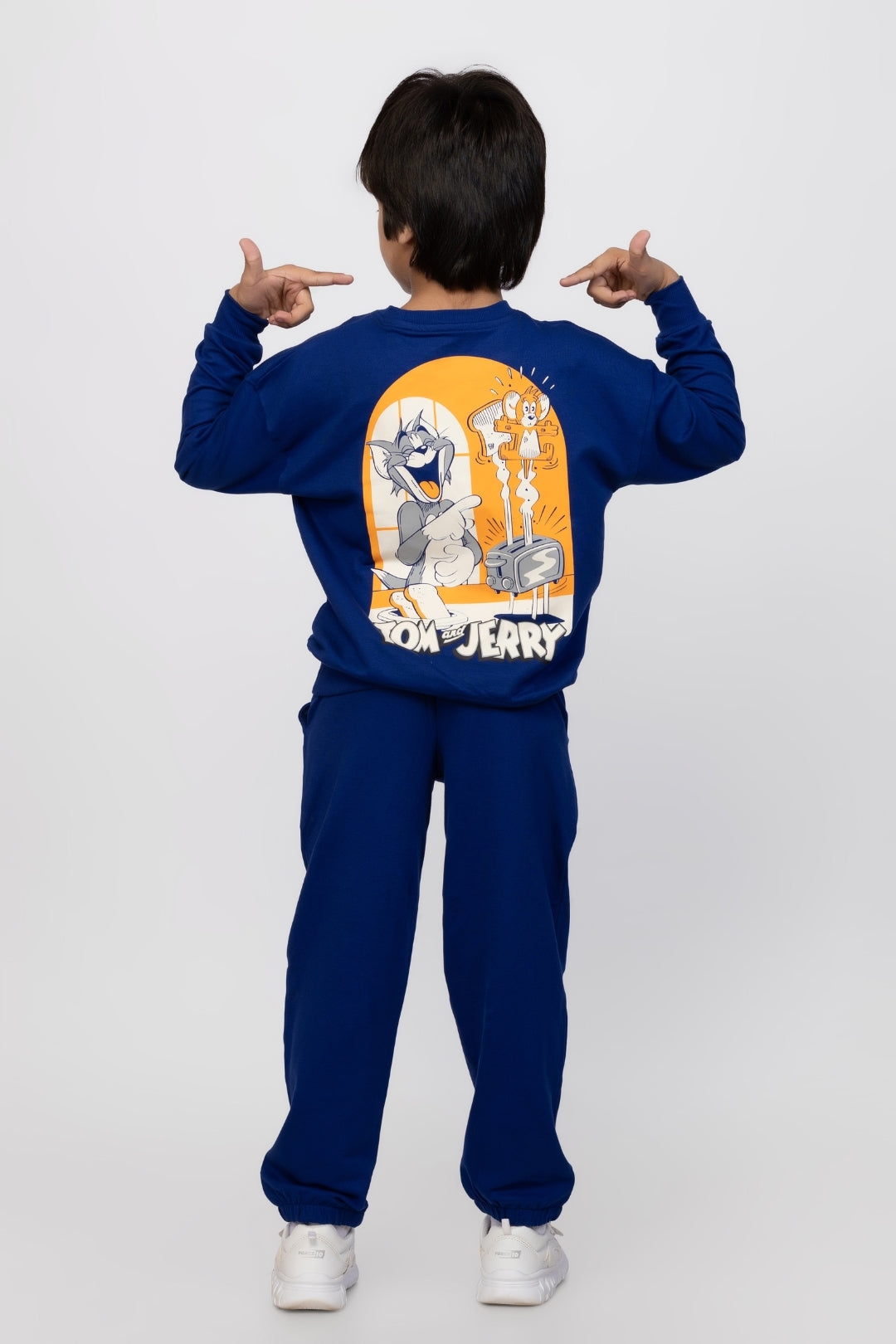 tom and jerry winter co-ord set for boys