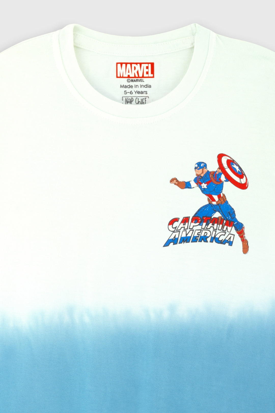 captain america shorts and t-shirt set for boys