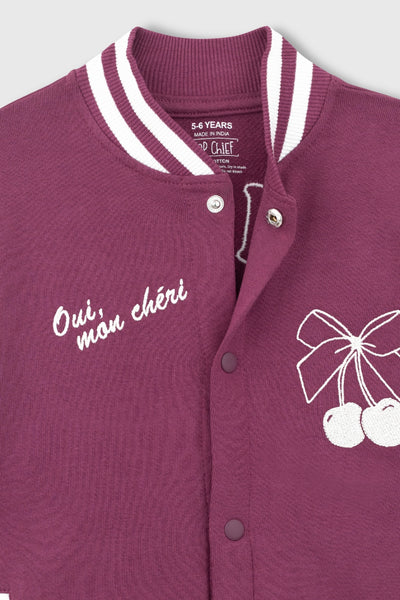 Mon Cheri Varsity Jacket