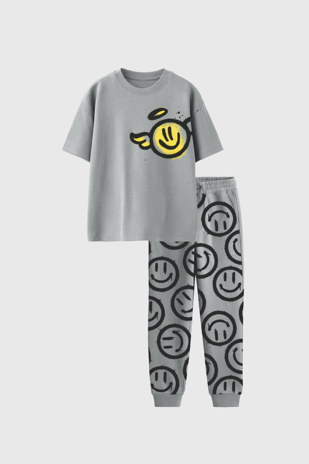 Smile Angel Oversized Co-Ord Set for Family