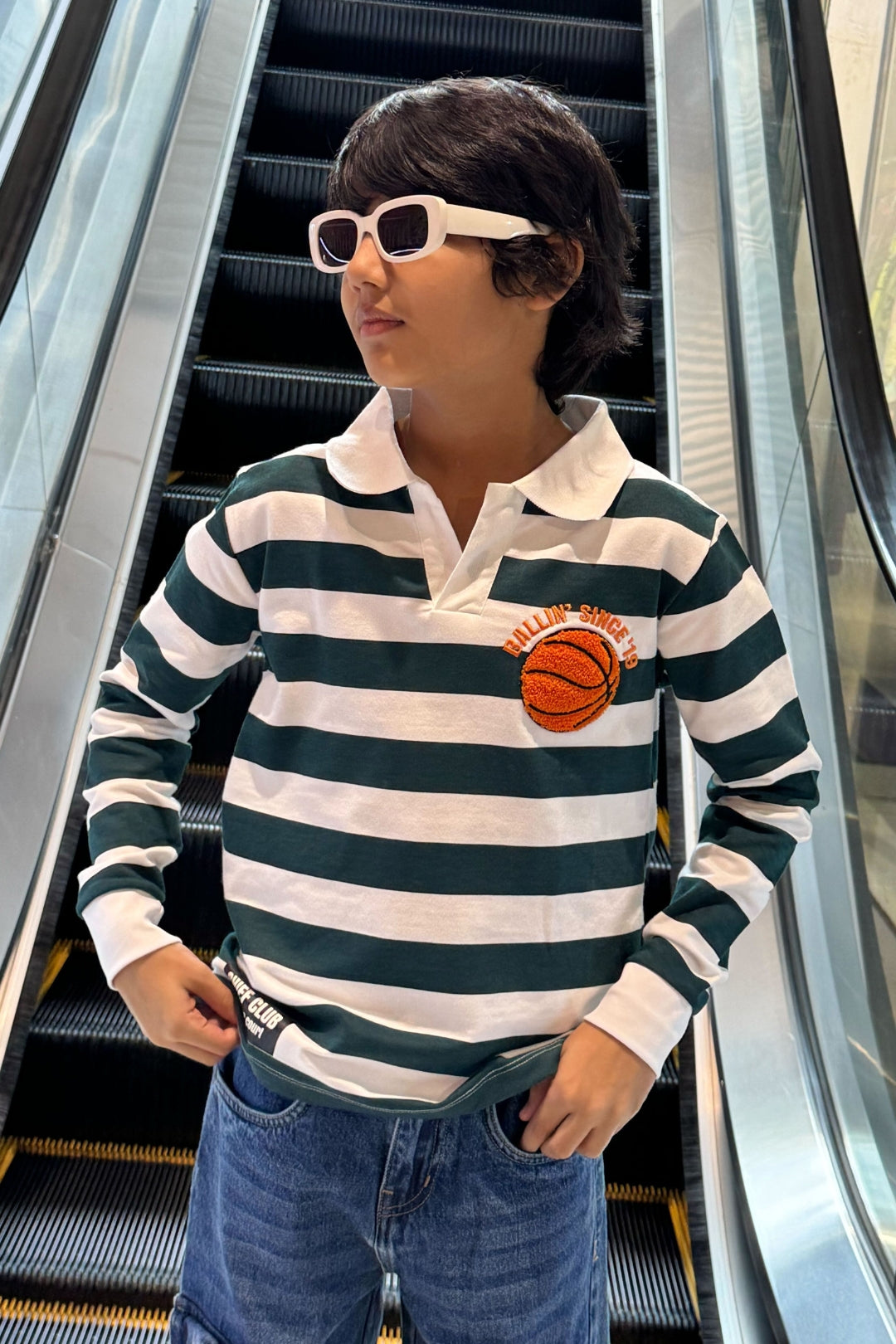 Court Vibes Polo Sweatshirt
