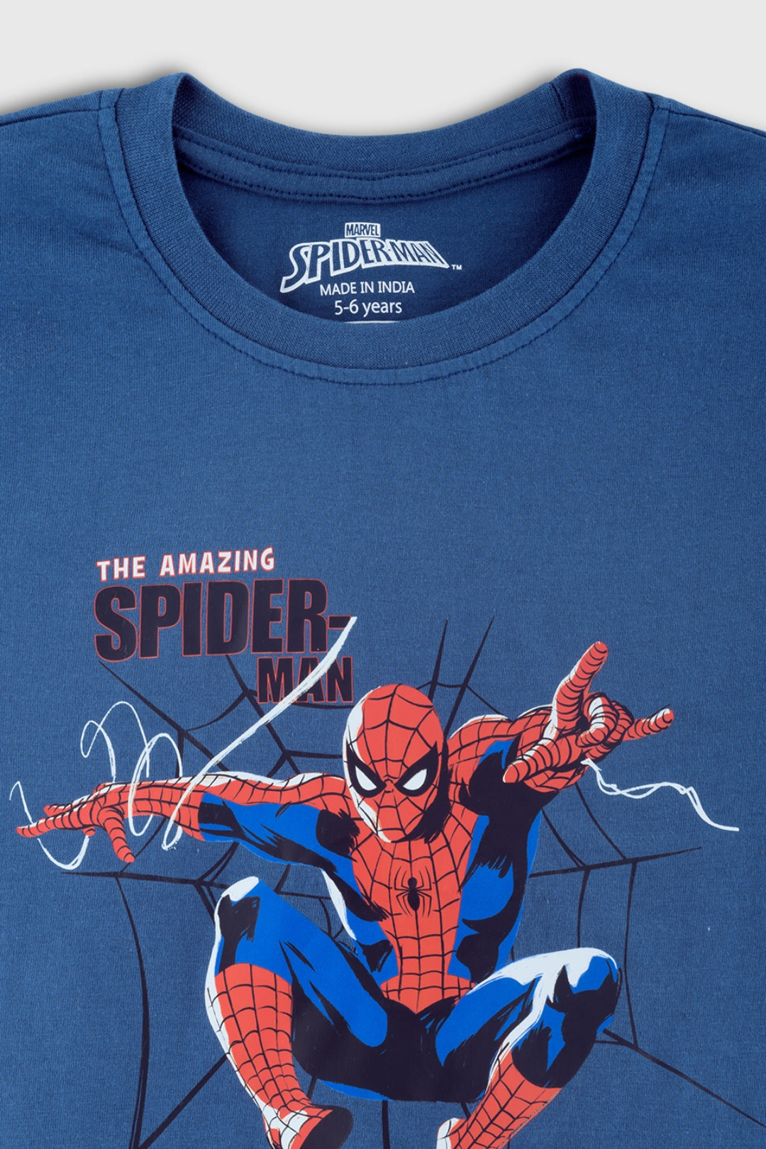 Spider Man V Neck Superhero T Shirts Spiderman T-Shirt For Boys