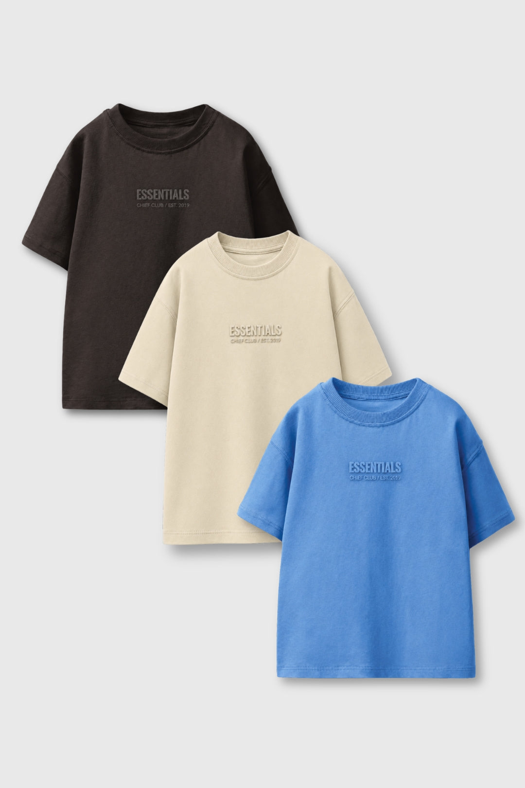 Chief Essentials Unisex T-Shirts Pack of 3