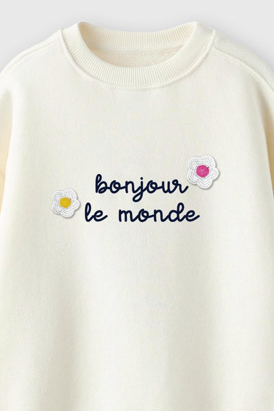 Bonjour le Monde Sweatshirt