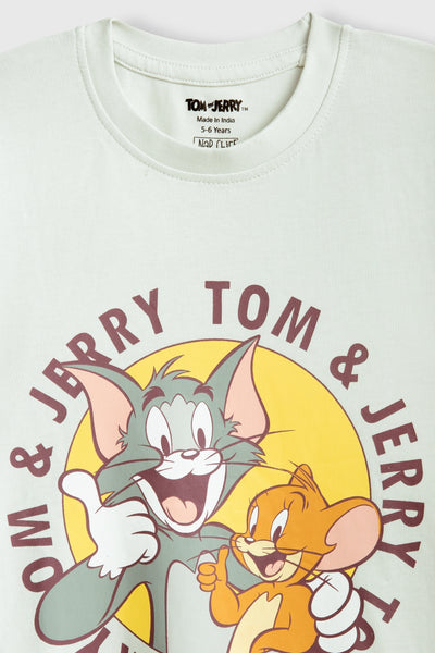 Tom and Jerry Half Sleeve Pajama Set