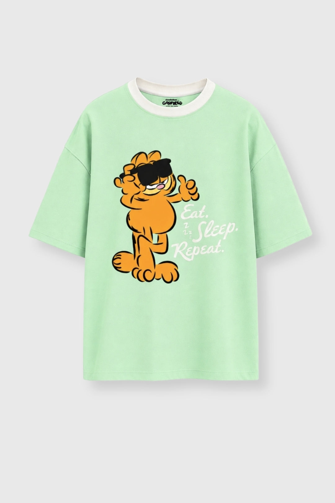 Garfield Rest Mode Crew Neck T-Shirt