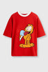 Garfield Ice Cream Crew Neck T-Shirt