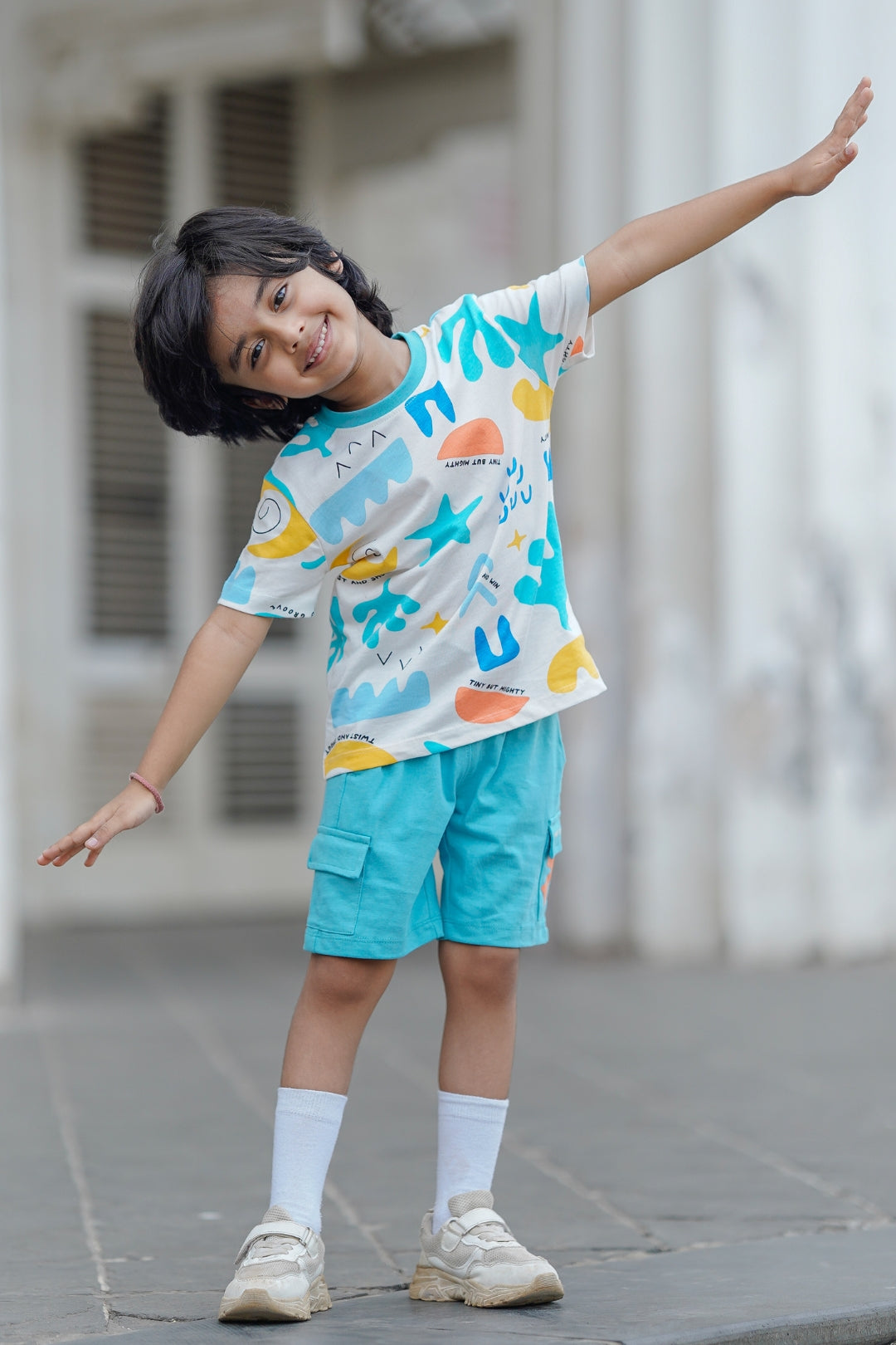 Abstract Art Shorts Set