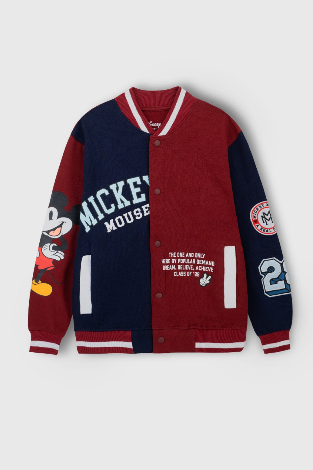 Iconic Mickey Varsity Jacket