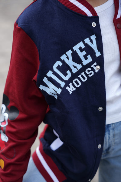 Iconic Mickey Varsity Jacket