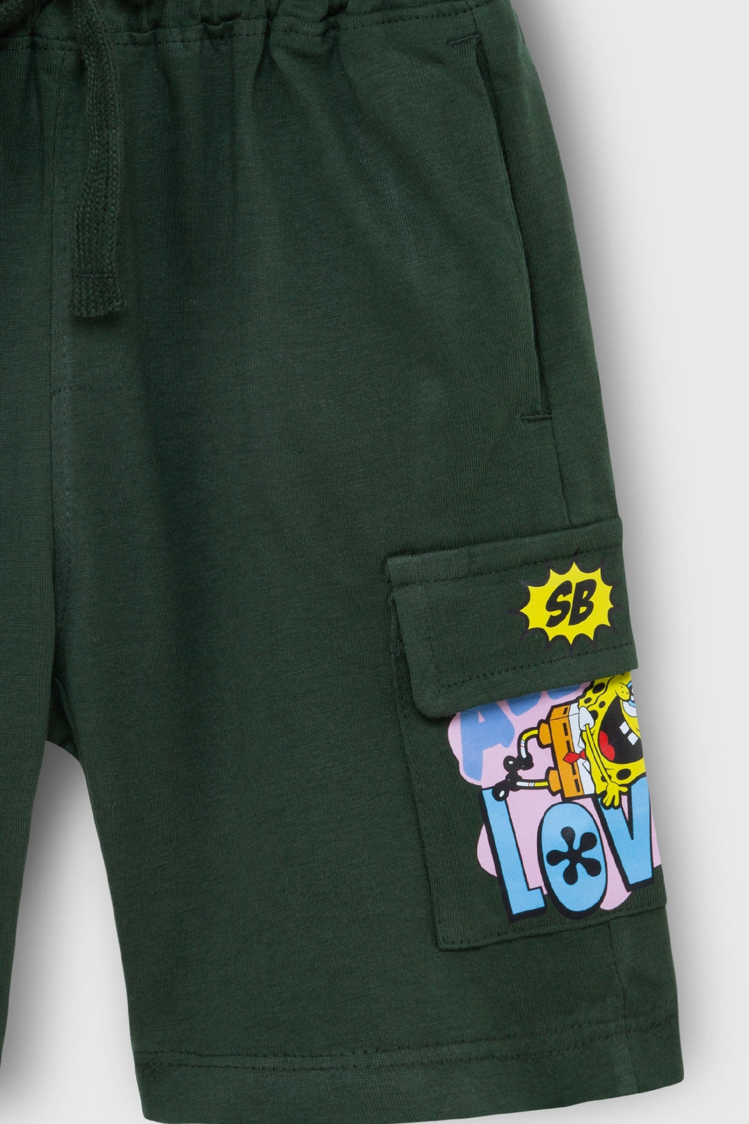 Serve Up Smiles SpongeBob Shorts Set