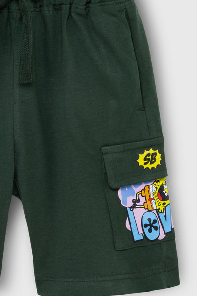 Serve Up Smiles SpongeBob Shorts Set