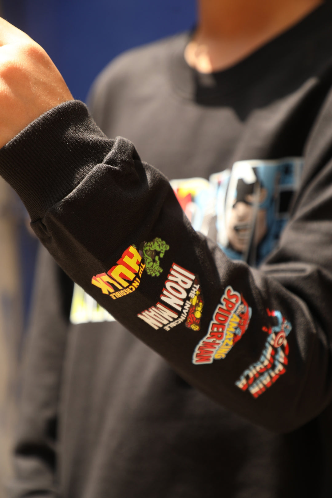 marvel sweatshirt co-ord set for boys