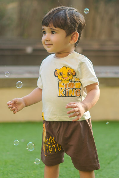 The Lion King Simba Iconic Shorts Set For Infant