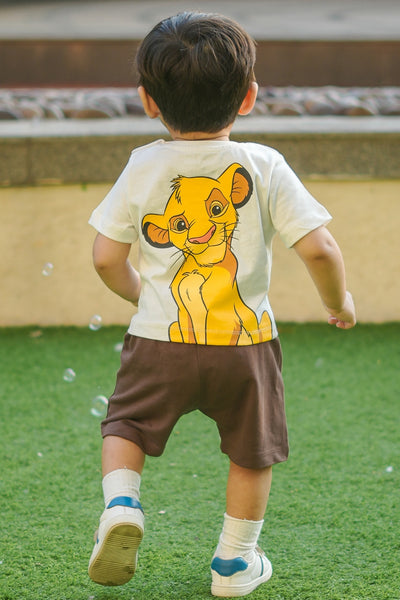 The Lion King Simba Iconic Shorts Set For Infant