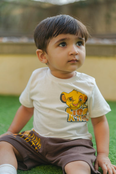 The Lion King Simba Iconic Shorts Set For Infant