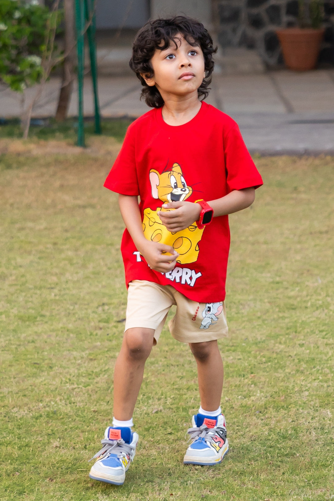 Tom and Jerry Classic cheese Shorts Set
