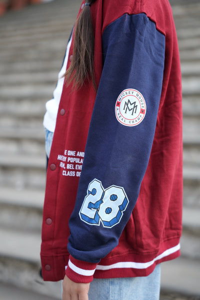 Iconic Mickey Varsity Jacket